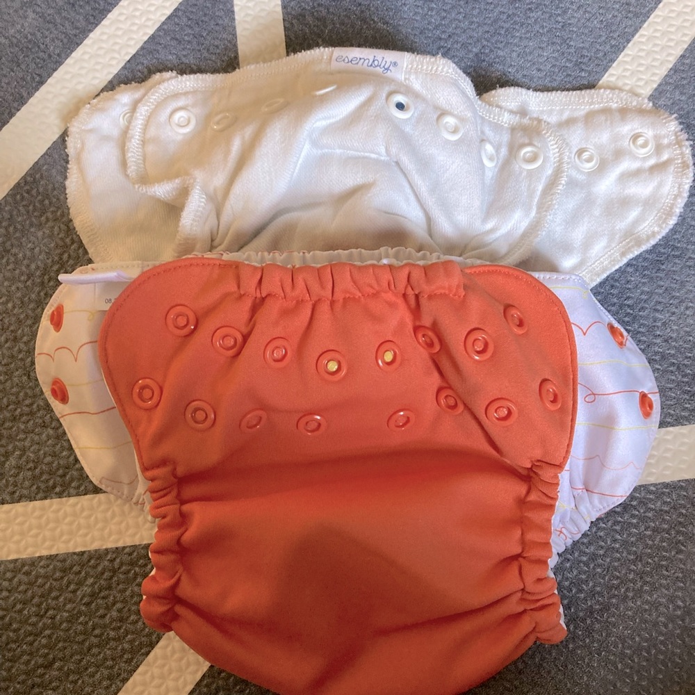 Esembly cloth diaper inner & waterproof cover